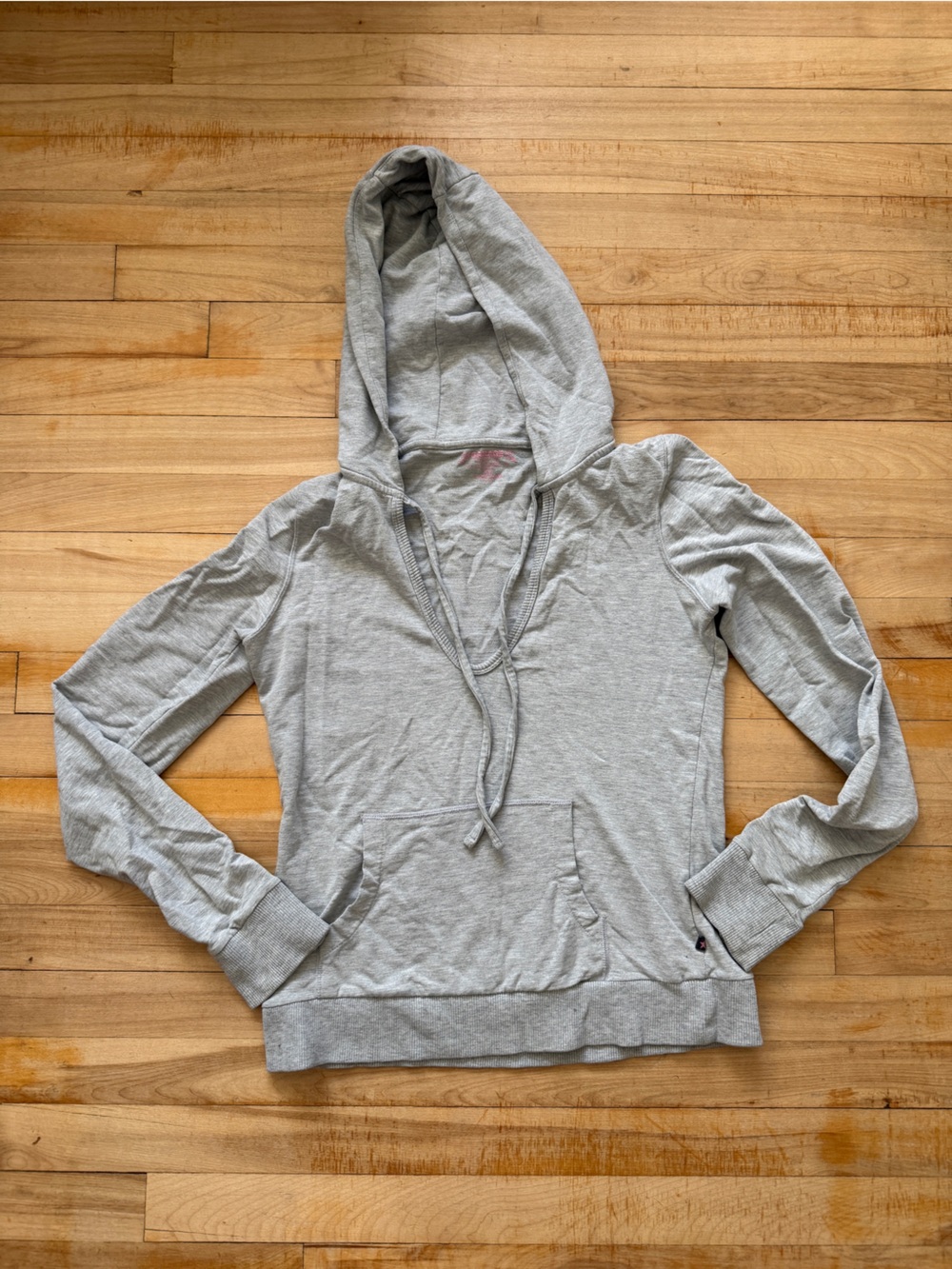 Y2K Garage Grey Cotton Hoodie